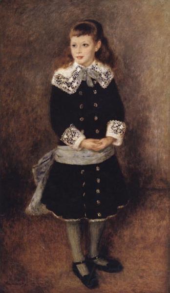 Pierre Renoir Marthe Berard(Girl Wearing a Blue Sash) Germany oil painting art